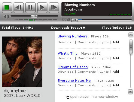 Algorhythms World Around Records myspace