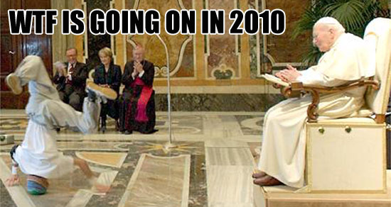 Breakdancing for the Pope