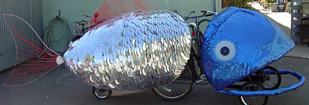 CD recycled into a fish