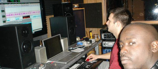 Krukid in the Studio