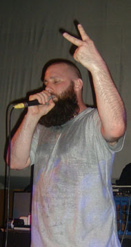 sage francis onstage DIY tour